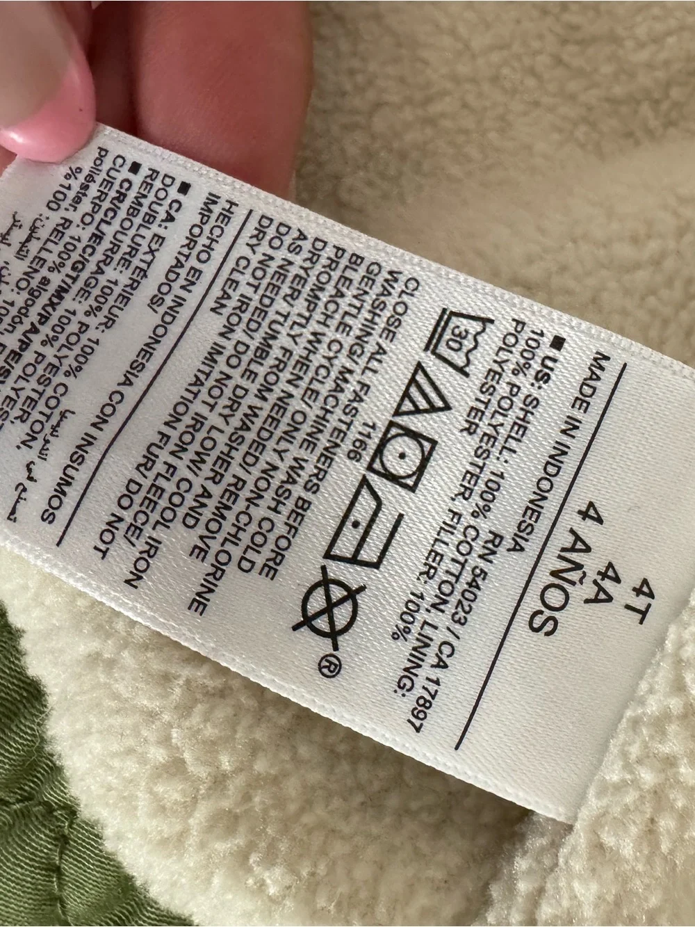 Old Navy Green Quilted Hooded Puffer Jacket for Kids